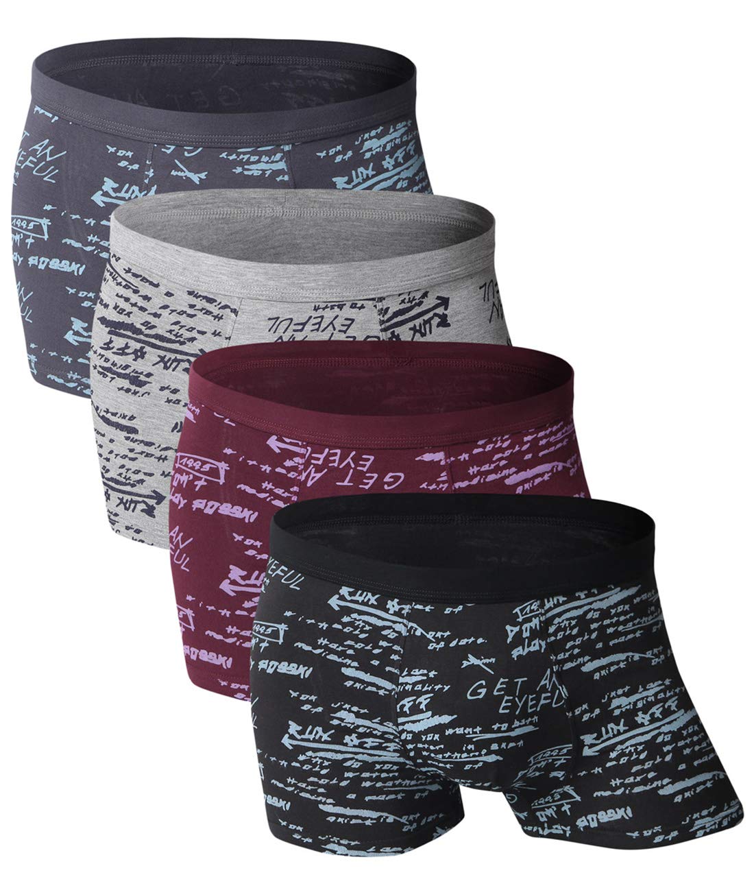 Men's Underwear Soft Bamboo Boxer Briefs  (12)