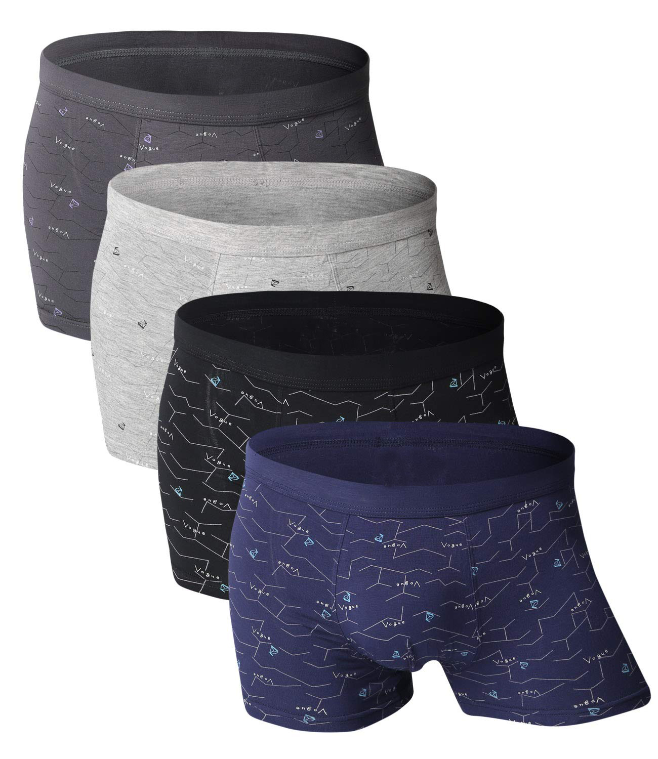 Men's Underwear Soft Bamboo Boxer Briefs  (8)