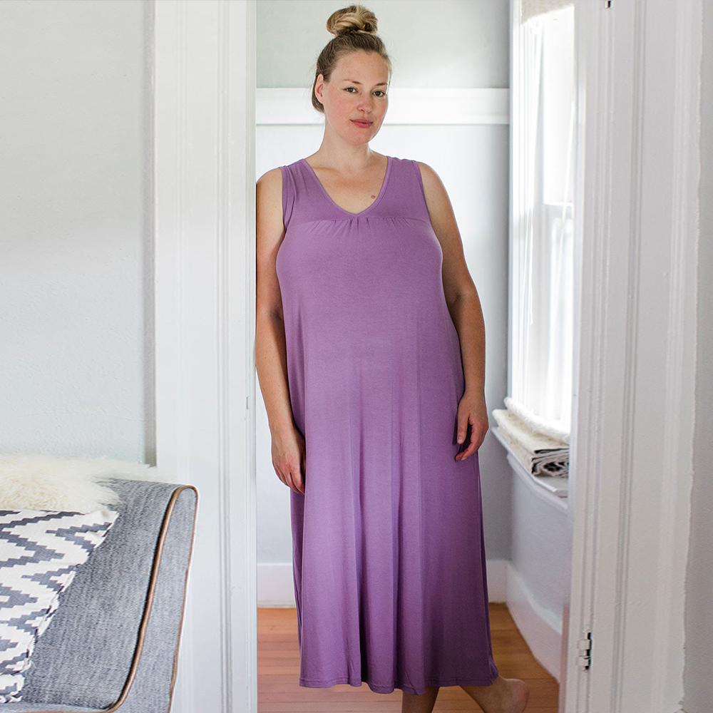 Organic bamboo nightgown best sale